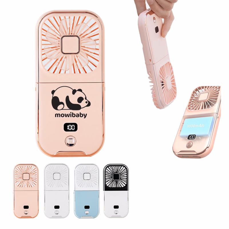 Handheld Digital Fan Necklace Fan