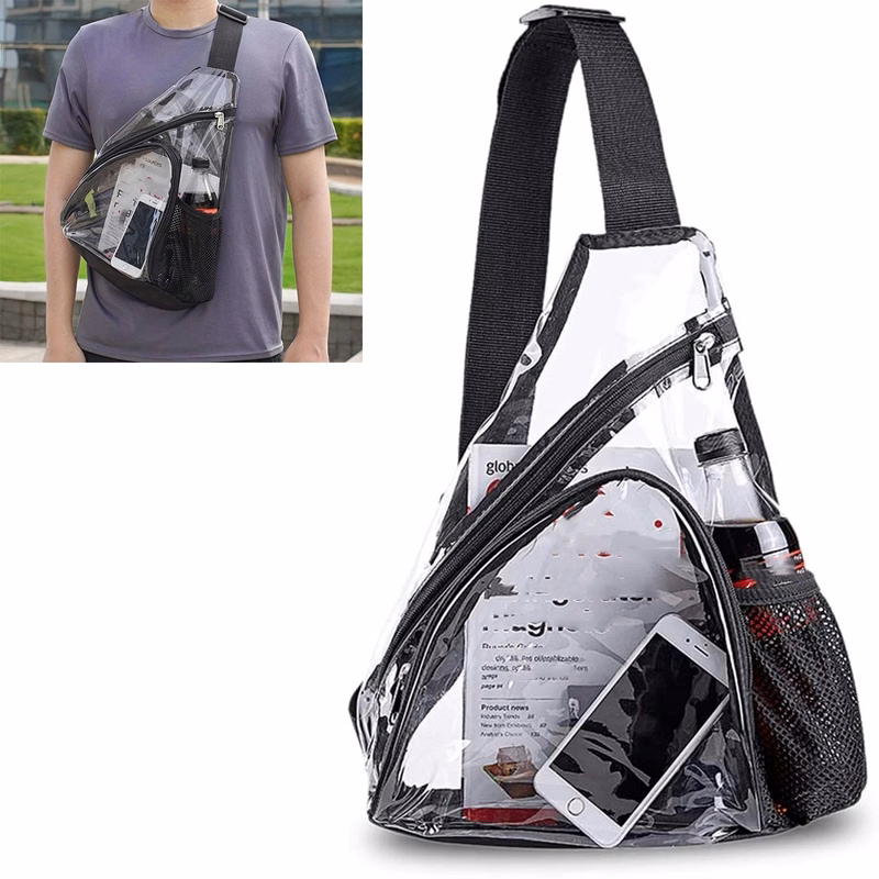 Clear Pvc Sling Bag