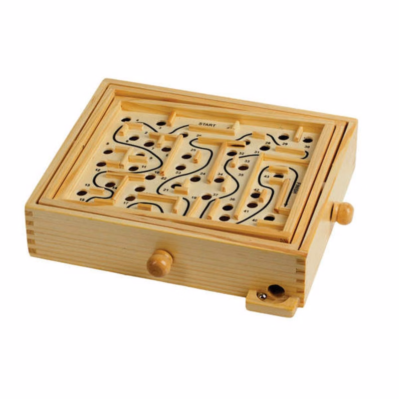 Wooden Labyrinth Puzzle