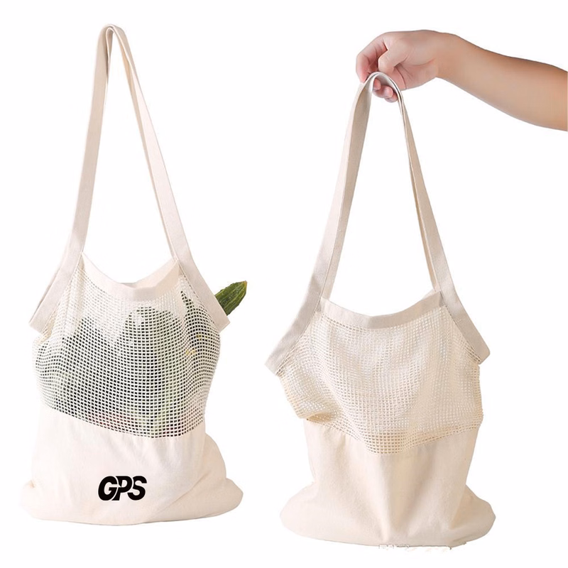 Reusable Mesh Grocery Shopping Tote Bags