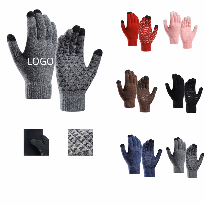 Winter Warm Windproof Knitted Gloves