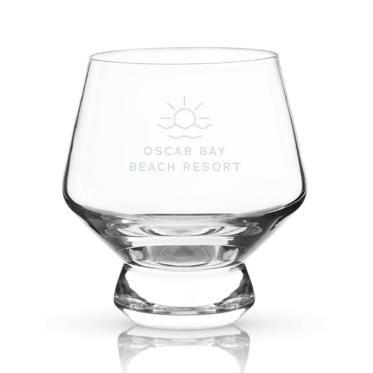Viski® Footed Crystal Punch Cup, set of 2 1
