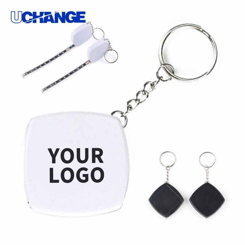 Mini Keychain Tape Measure Tool with Steel Blade
