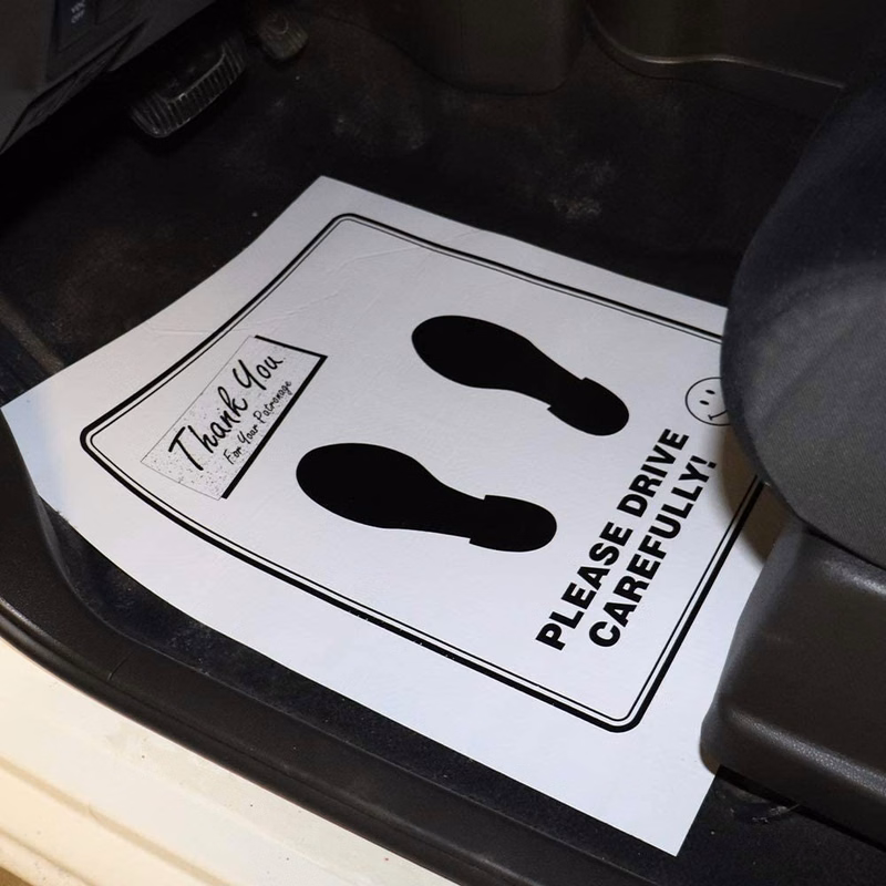 Paper Car Floor Mats