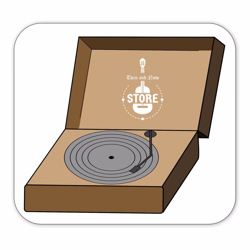 Record Player Shaped NoteKeeper™ Magnet 20 Mil