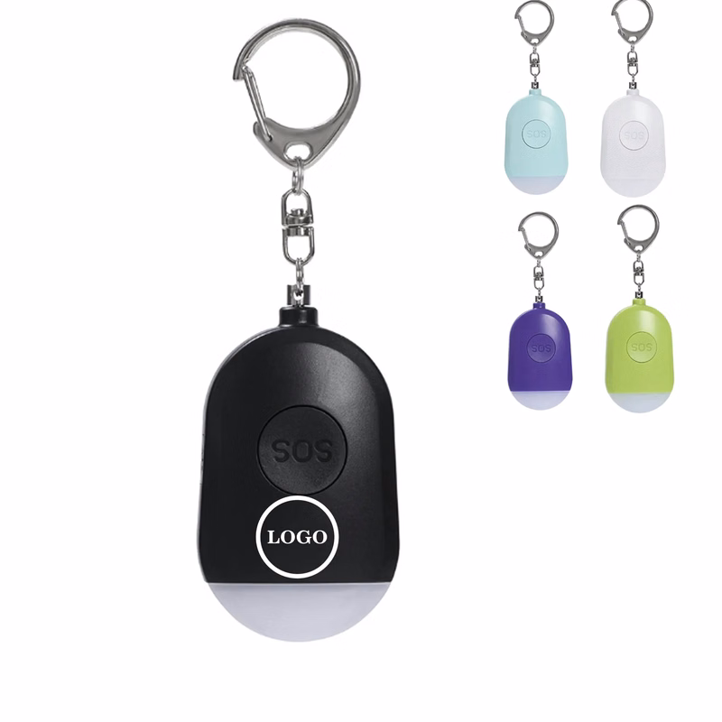 Simplified Portable Personal Alarm with LED and 130dB Sound
