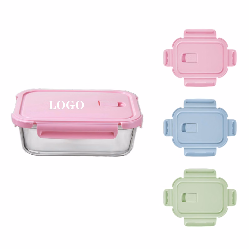 MOQ 5 pcs Reusable Glass Meal Prep Box