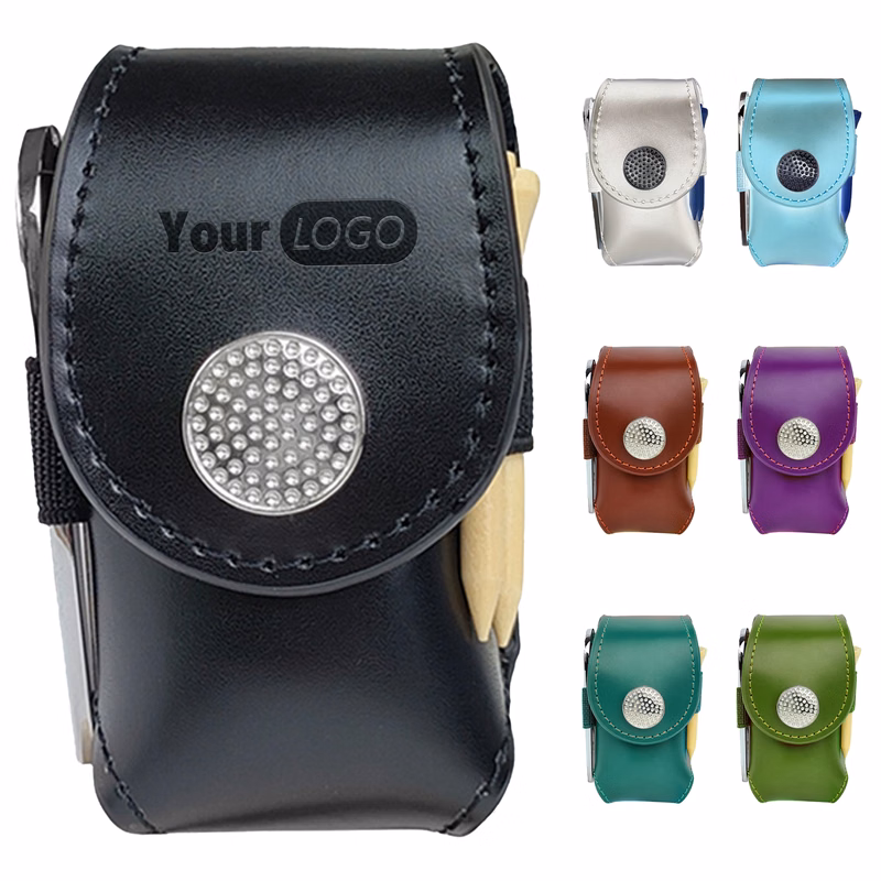 Leather Multi Functional Golf Accessory Bag