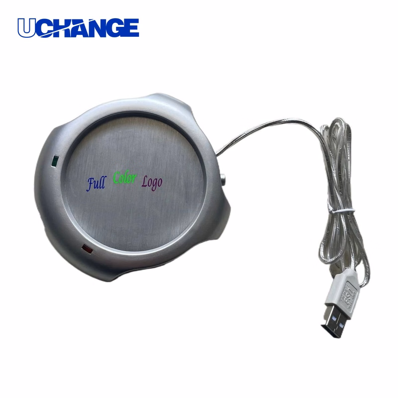 Heating Coaster Mug Warmer Plate with USB Ports