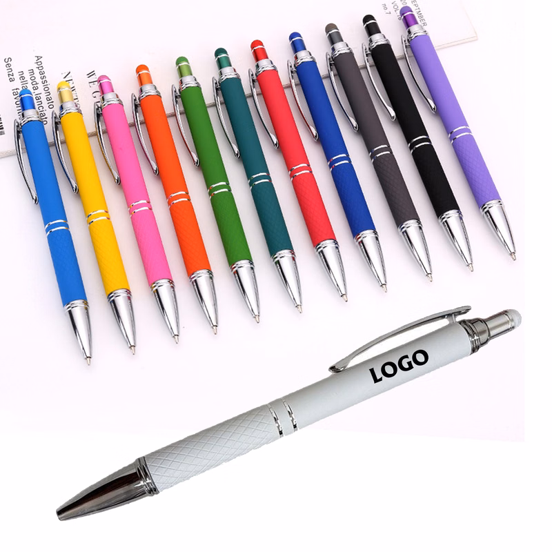 Click Metal Stylus Ballpoint Pen