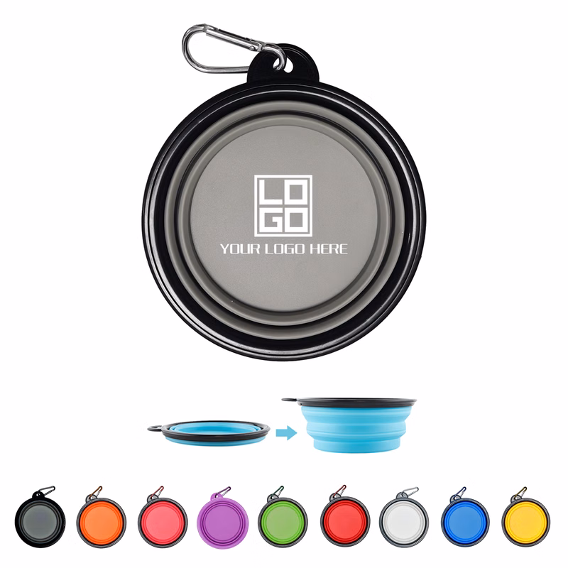 Folding Bowl With Carabiner Hook