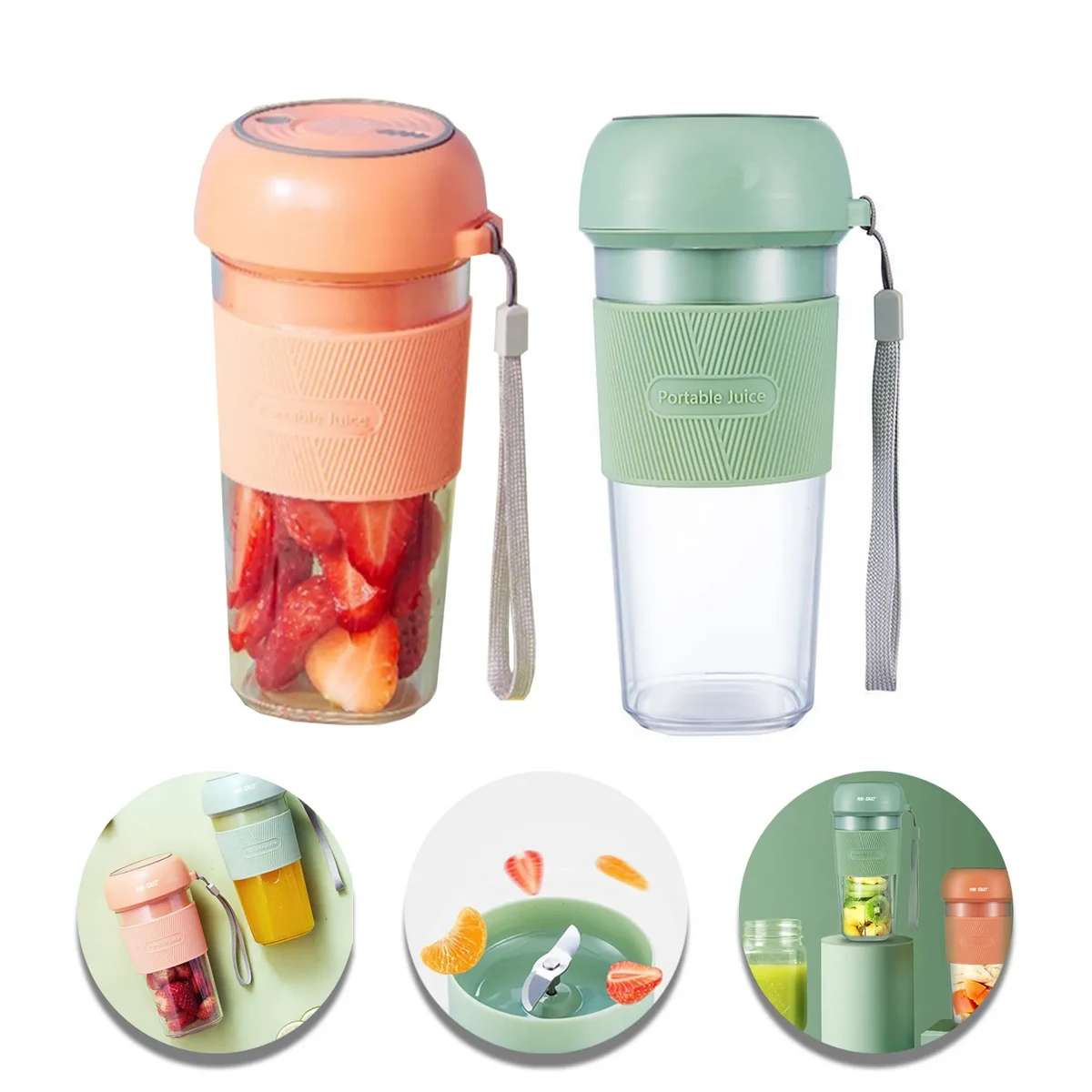 300ML Electric USB Juicer Blender Cup 1