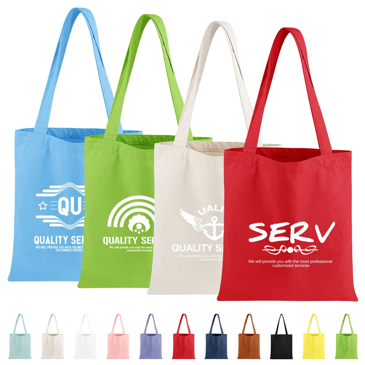 Recycled 10 OZ Poly-Cotton Canvas Tote Bag 1