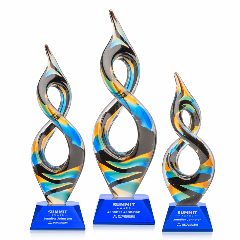 Cosenzo Award on Sheffield Base - Blue