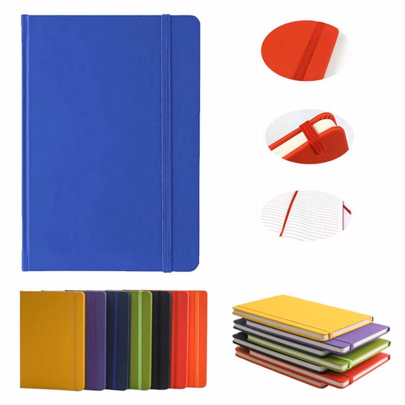 A5 Hard Cover Debossed Notebook