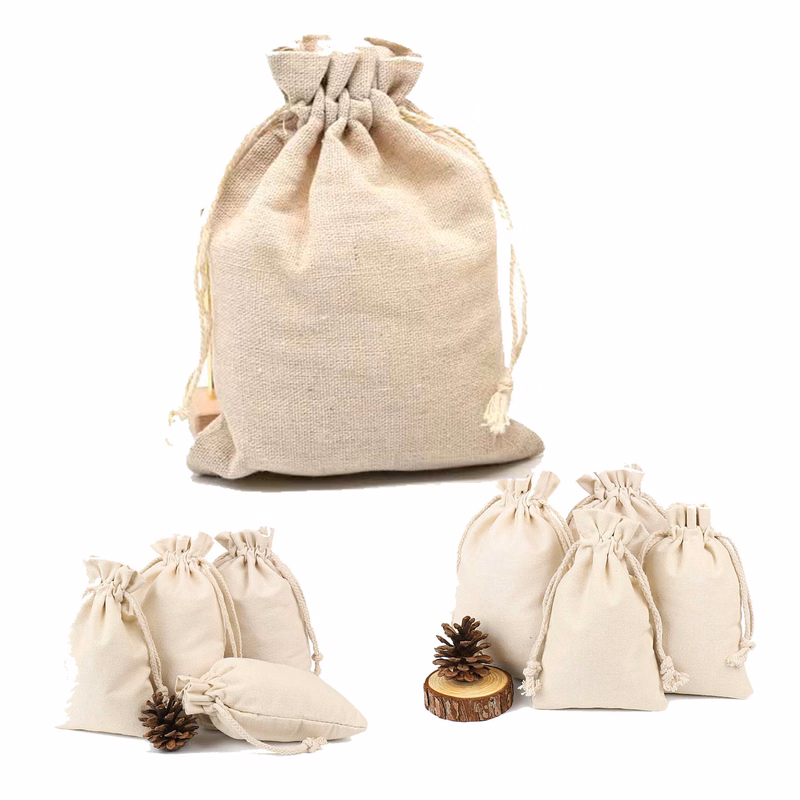 Blank Canvas Drawstring Bags