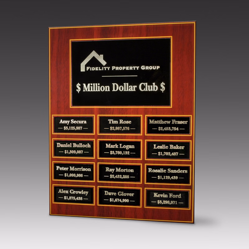 AcryliPrint HD Perpetual Plaque w/Magnetic Plates (9"x12")