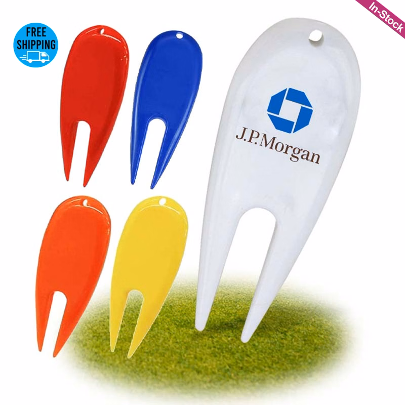 Plastic Golf Divot Repair Tool-2 Color Imprint