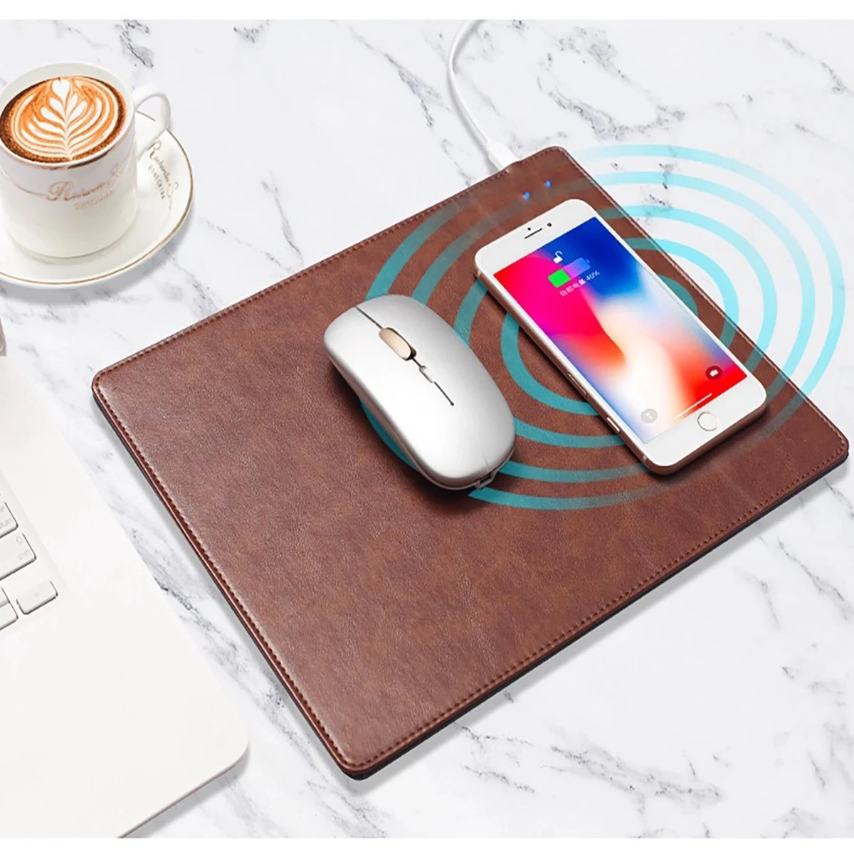 Wireless Charging Mouse Pad Mat 1