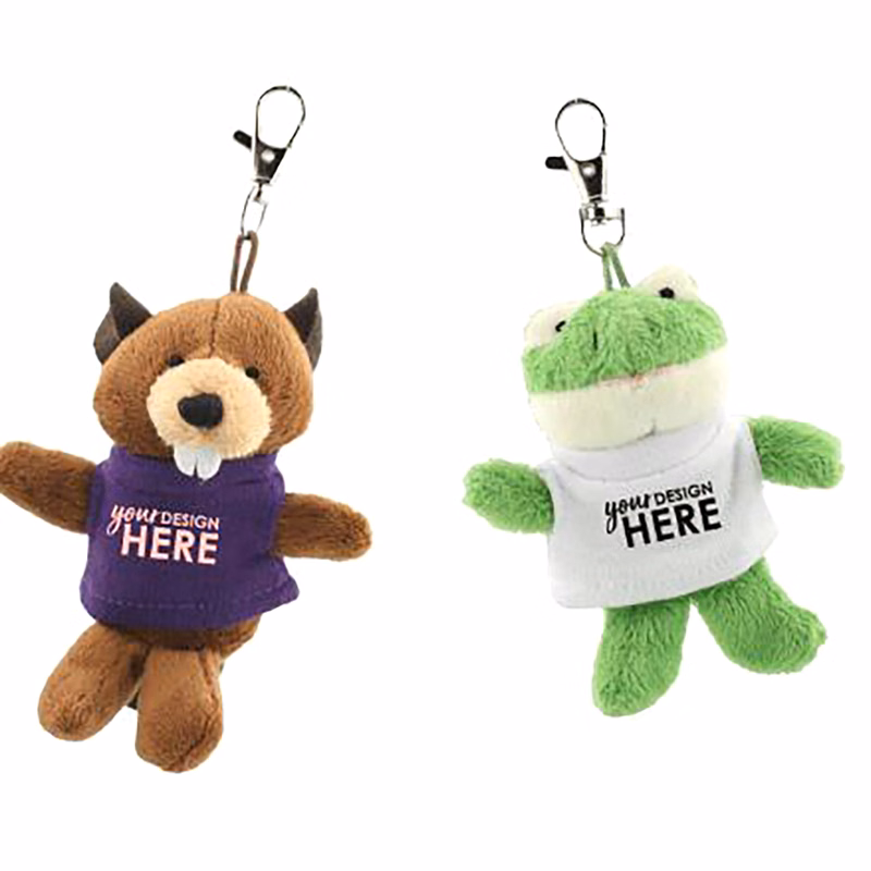 Custom Shaped Keychain Plushies