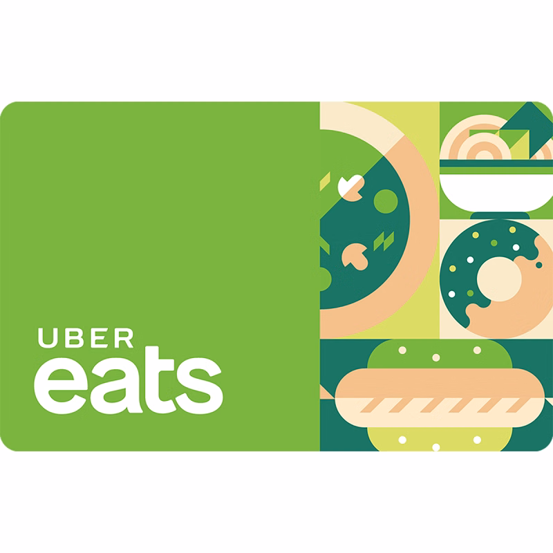 15 Dollar Uber Eats Gift Card