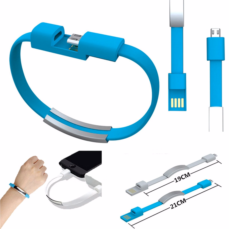 Silicone bracelet USB Data cable