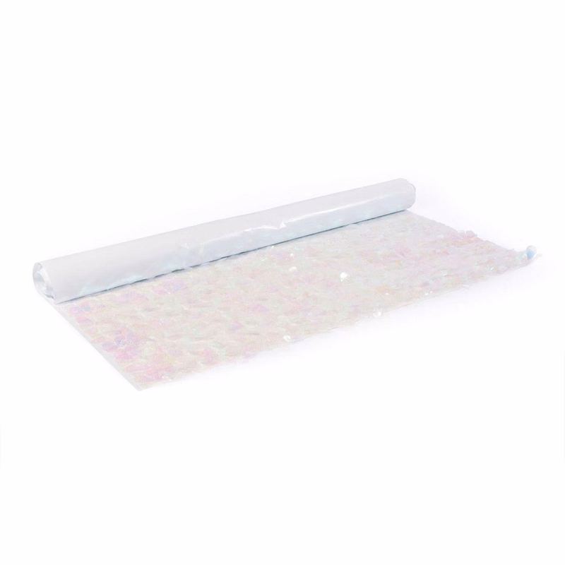 Victory Corps™ Iridescent Snow Floral Sheeting (10 Yards)