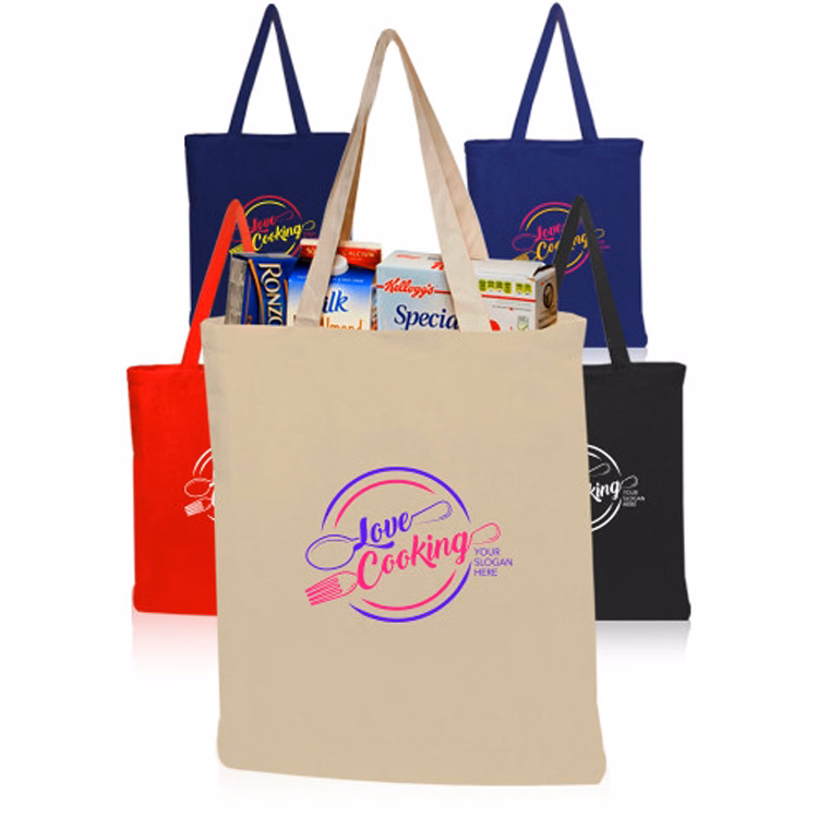 4 oz. Color Cotton Canvas Tote Bag