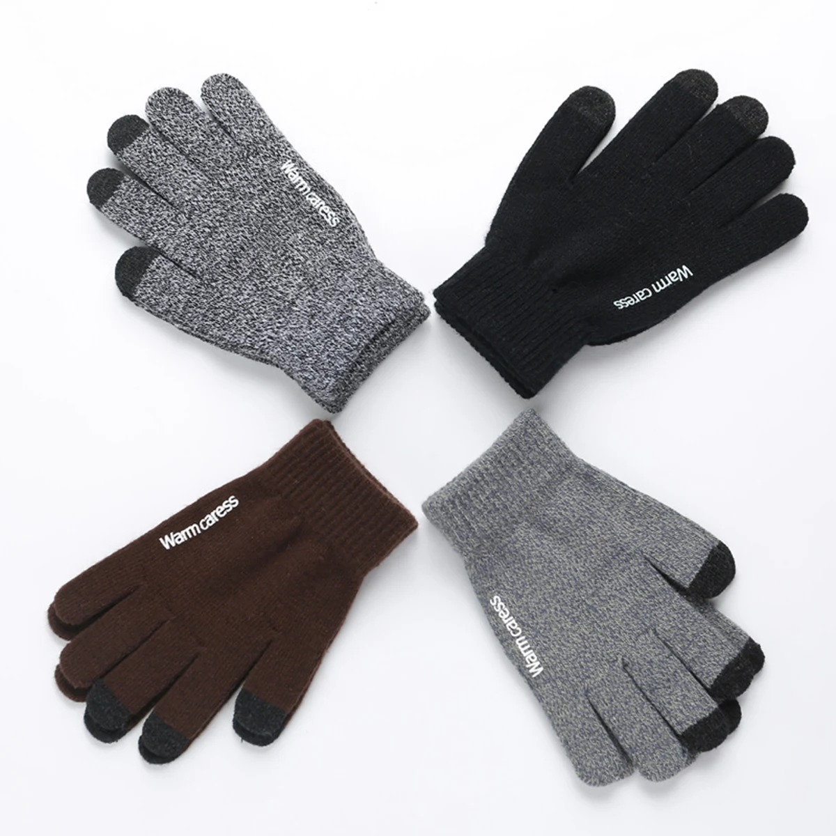 Knitted Winter Warm Gloves 1
