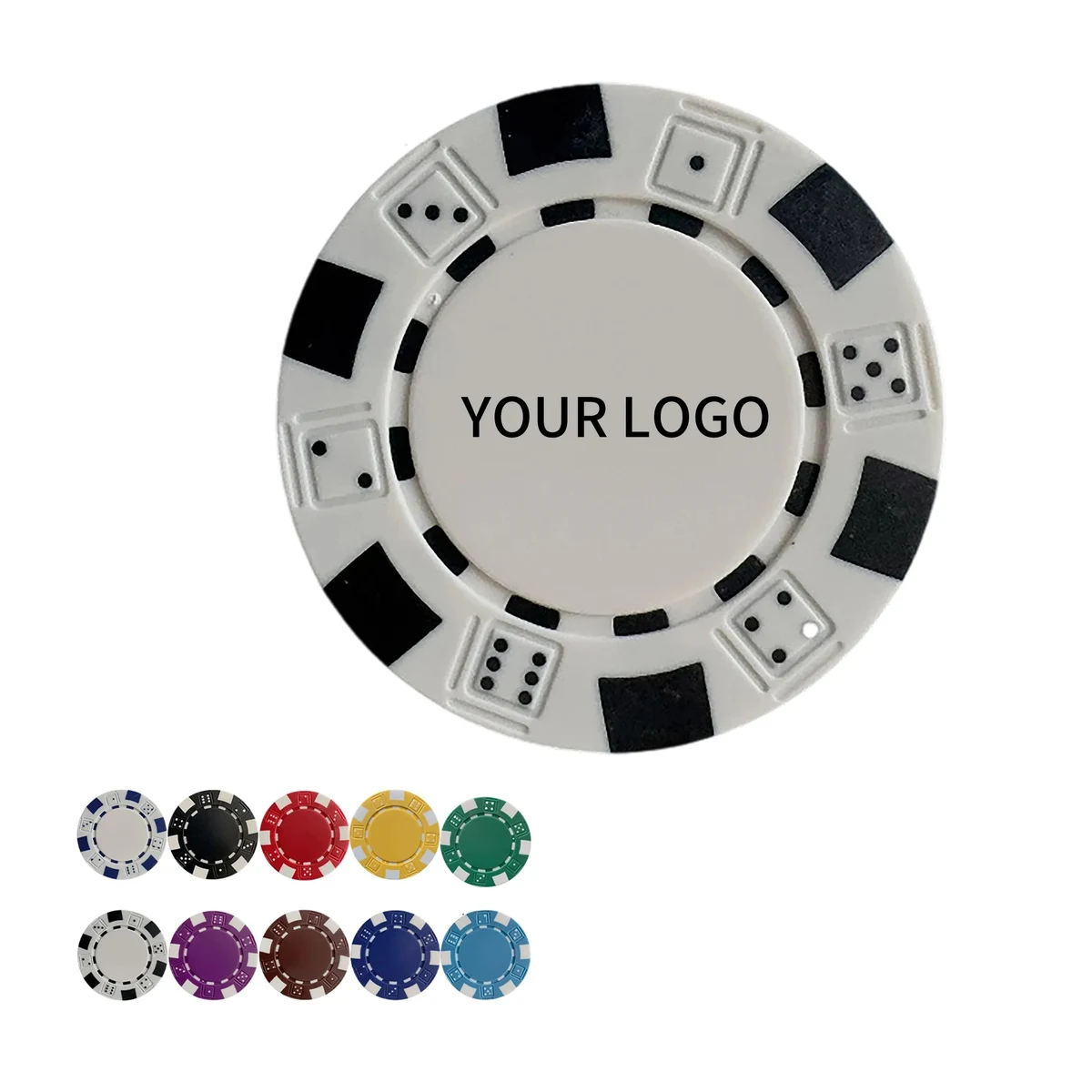 ABS Poker Marker 11 Color Options 1.57 Inch 1