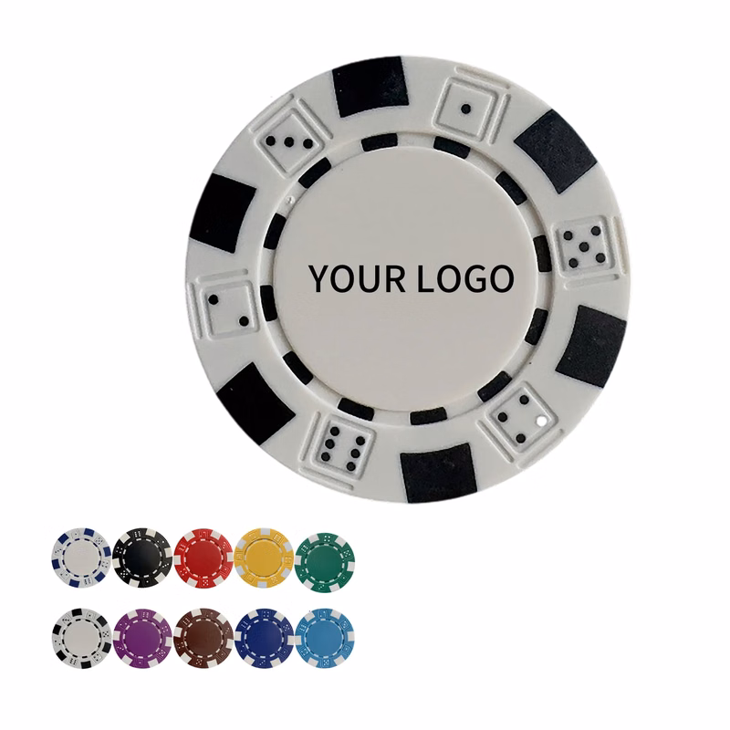 ABS Poker Marker 11 Color Options 1.57 Inch