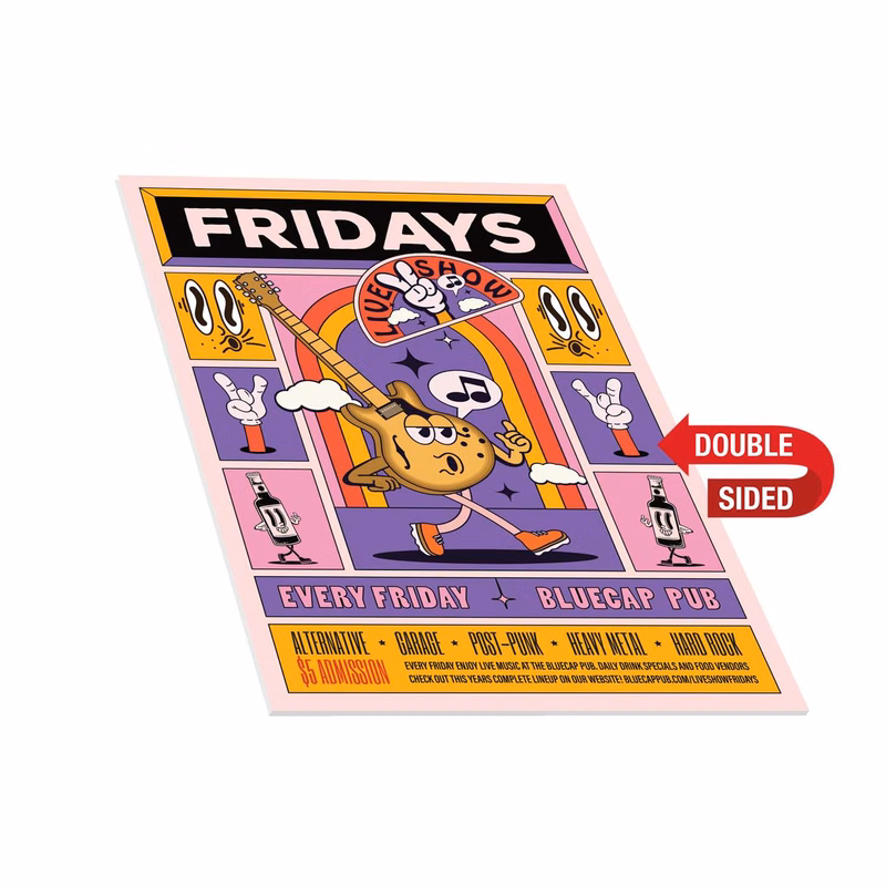Flat Base Sign Replacement Signboard