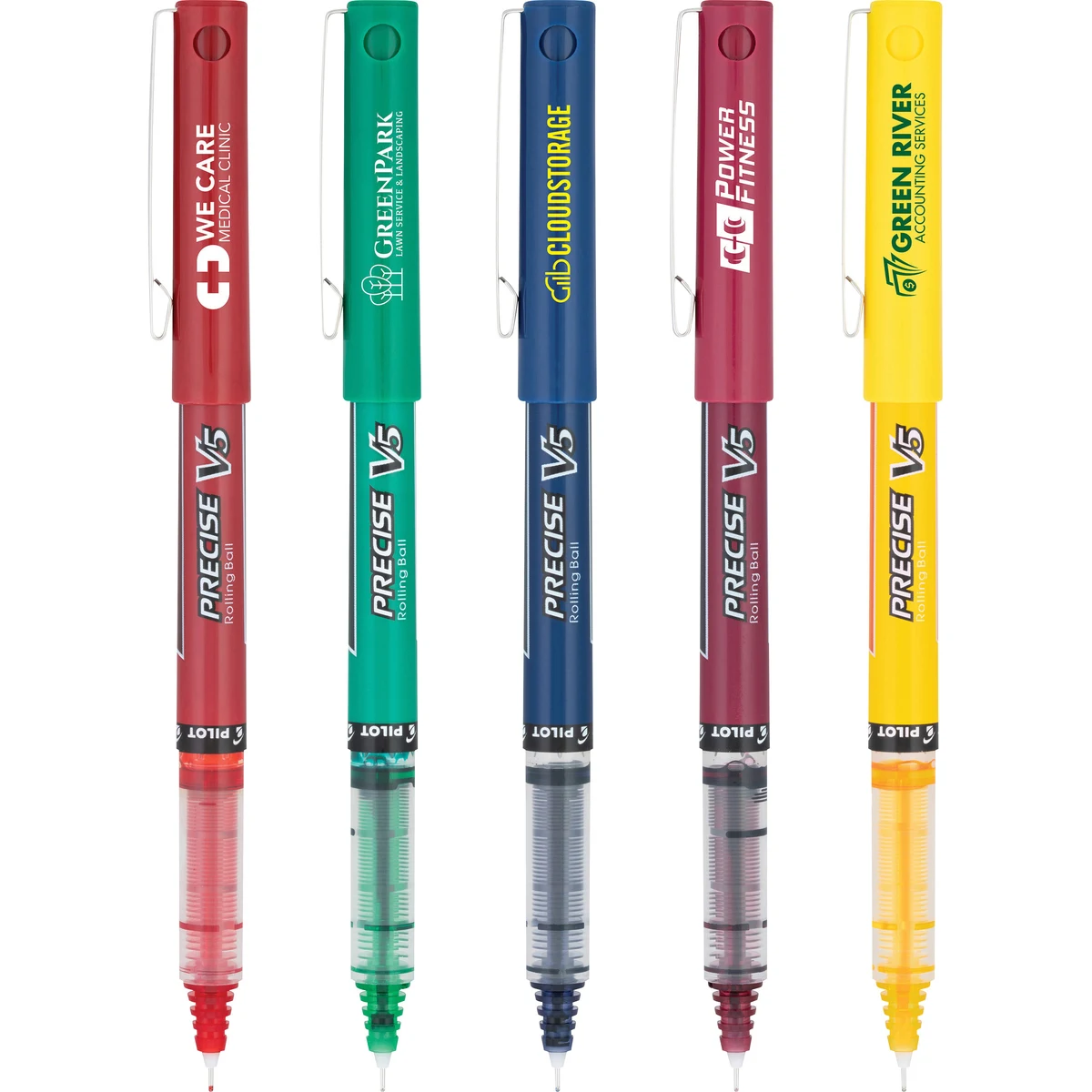 Precise® V5 Premium Rolling Ball Pen with Cap Imprint 1