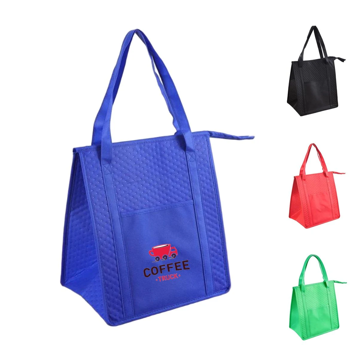 Insulated Non-Woven Grocery Tote Bag - Ocean 1