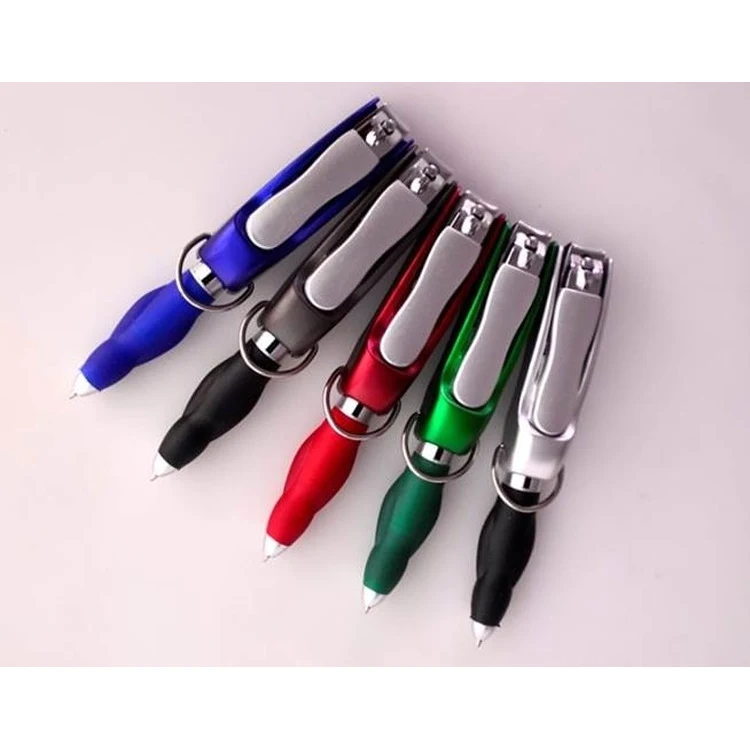 Multi-functional Ball Point Pen with Nail Clipper, Flahlight and Bottle Openner 1