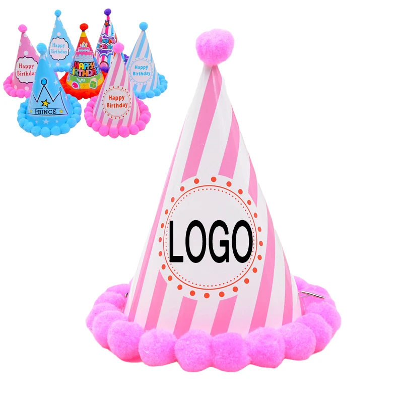 Birthday Party Kids Game Hat & Cake Celebration Decoration 1