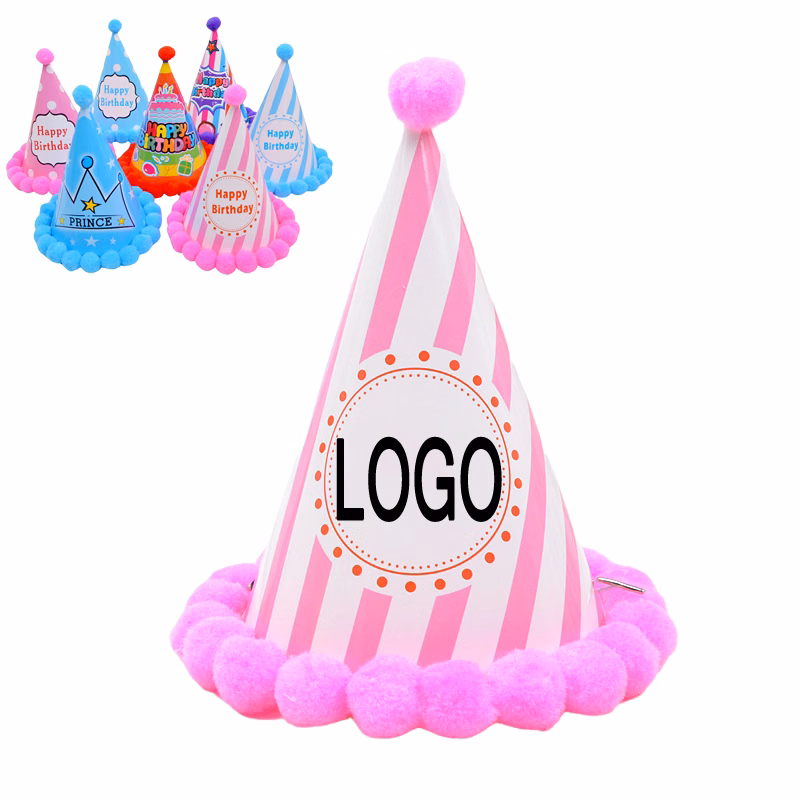 Birthday Party Kids Game Hat & Cake Celebration Decoration