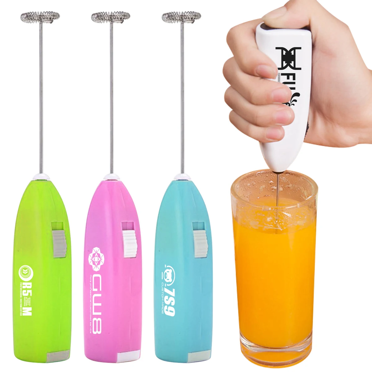 Milk Frother Handheld Electric Mixer 1