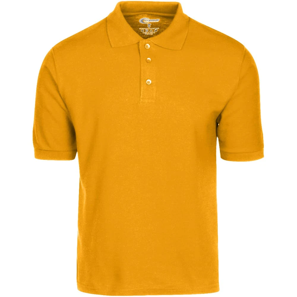 Men's Polo Shirts - Gold Size XL 1