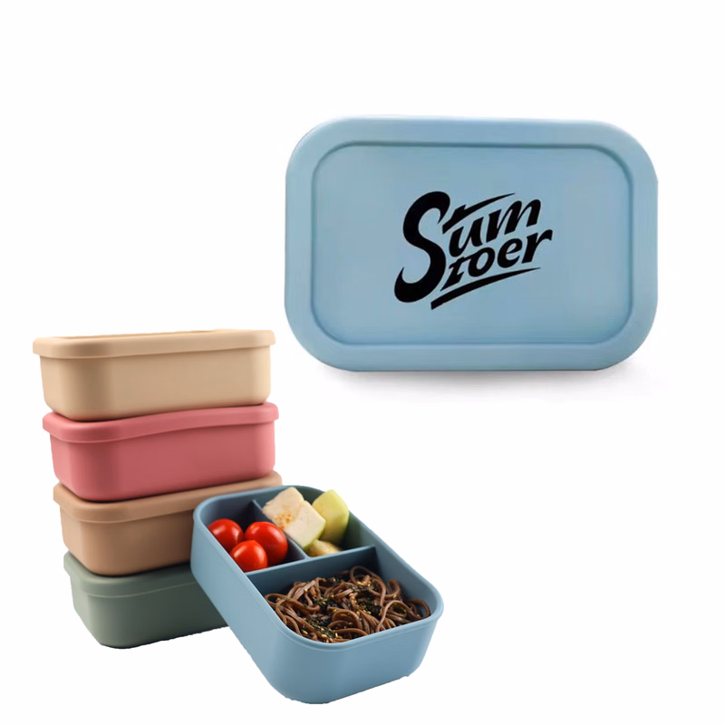 Silicone Bento Lunch Box MOQ 20