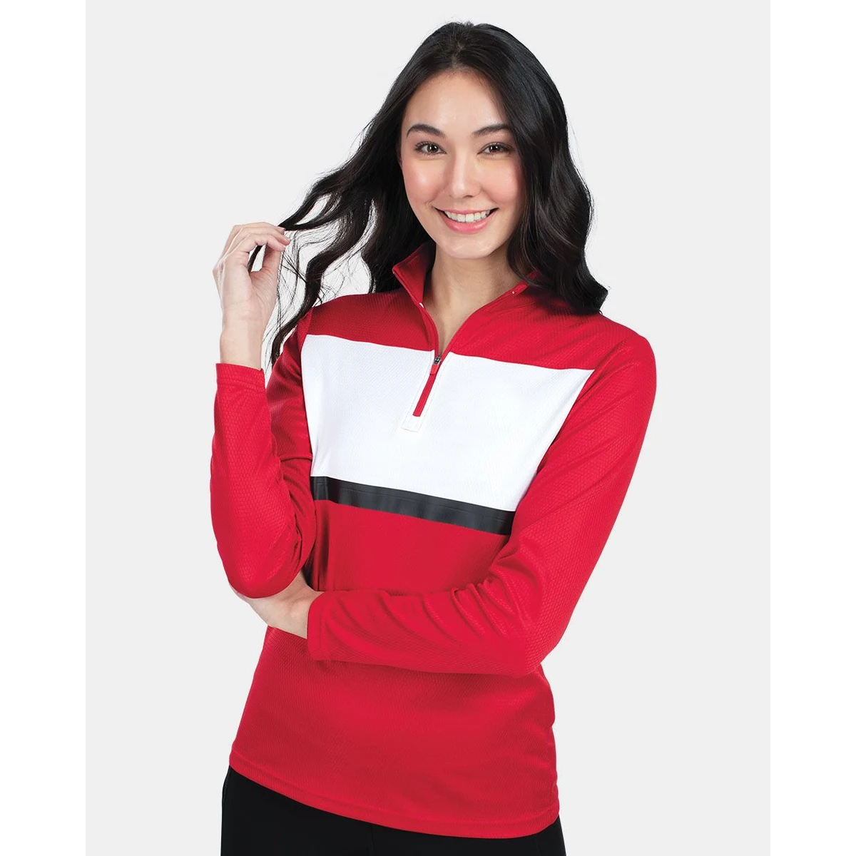 Women's Prism Bold Quarter-Zip Pullover - 222791 1