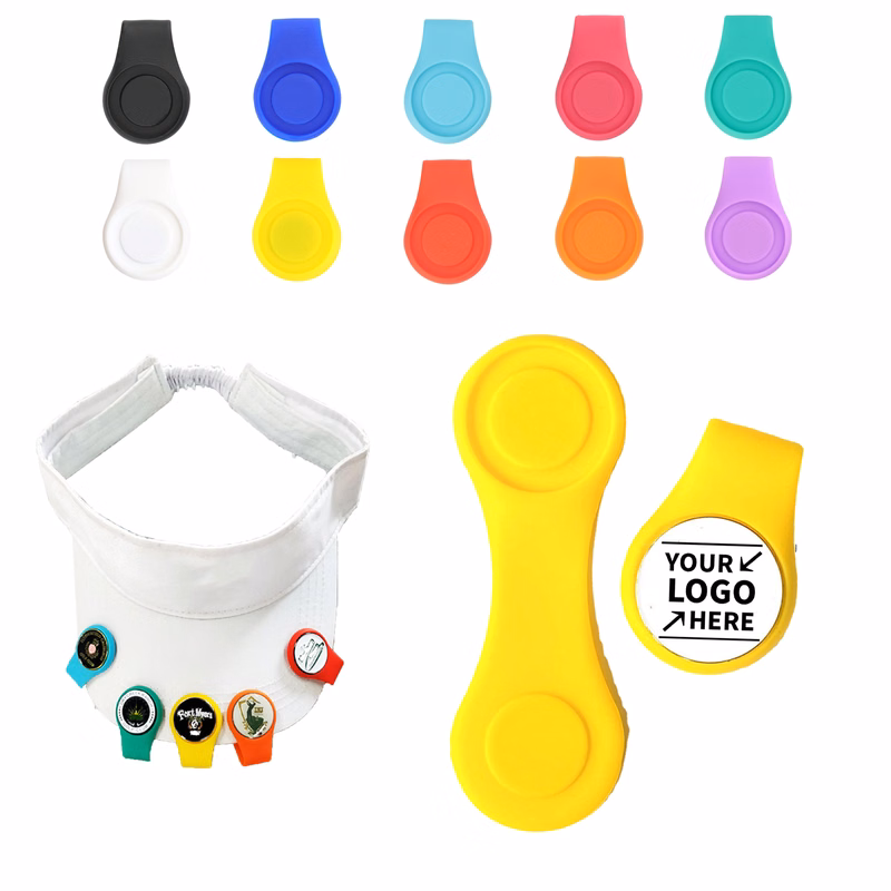 Silicone Golf Ball Marker Hat Clip