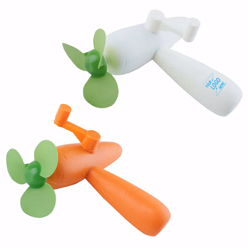 Carrot Shaped Hand Fan