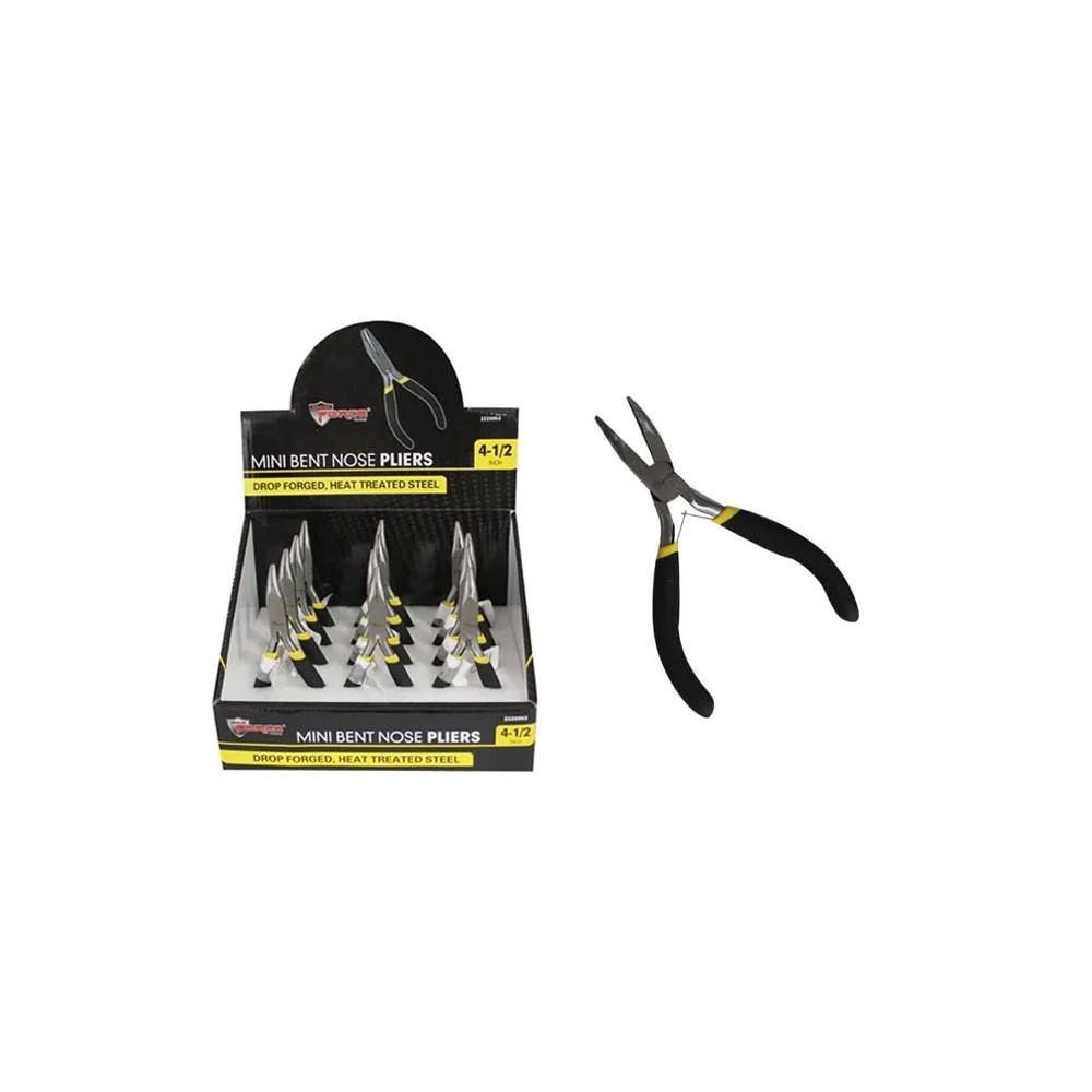 Bent Needle Nose Pliers 4.5" 1