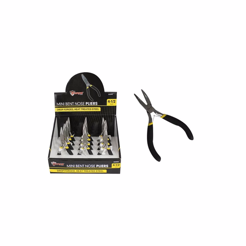 Bent Needle Nose Pliers 4.5"
