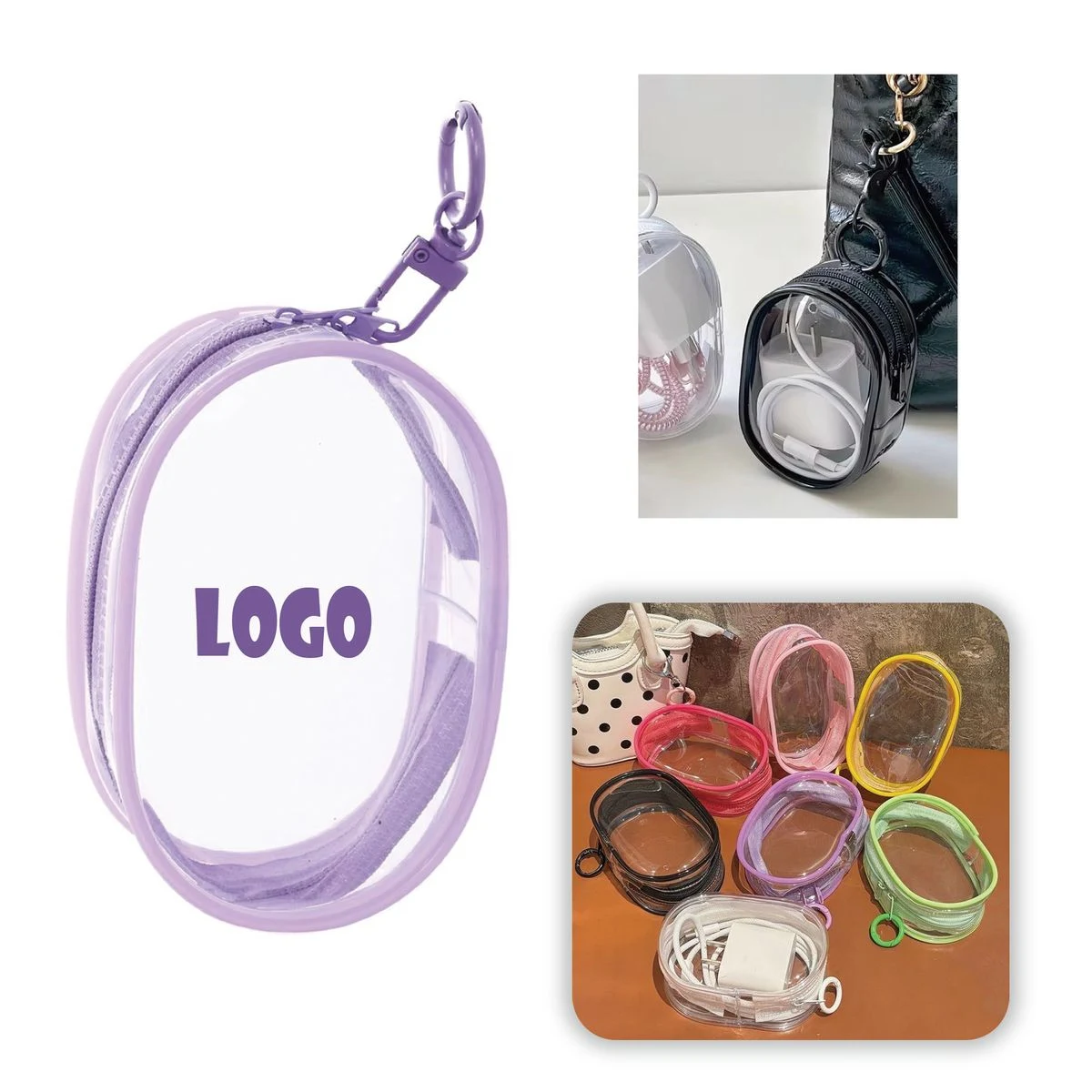 Oval Transparent Storage Bag 1