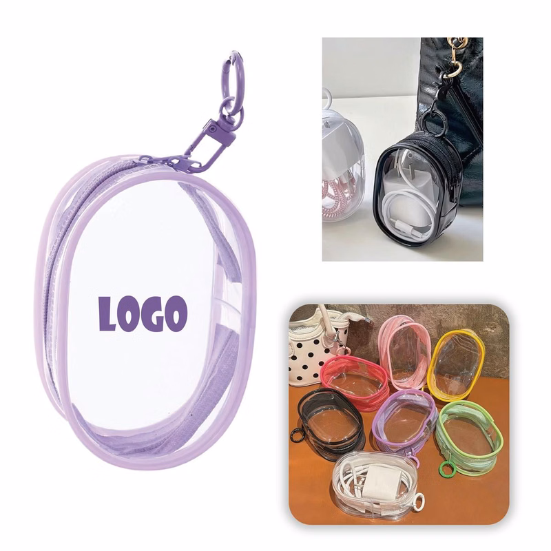 Oval Transparent Storage Bag