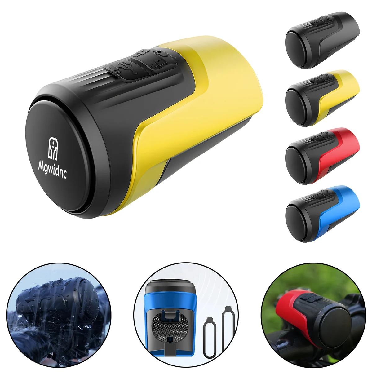 Rechargeable Bike and Electric Bike Horn - 125dB Loud Alarm 1