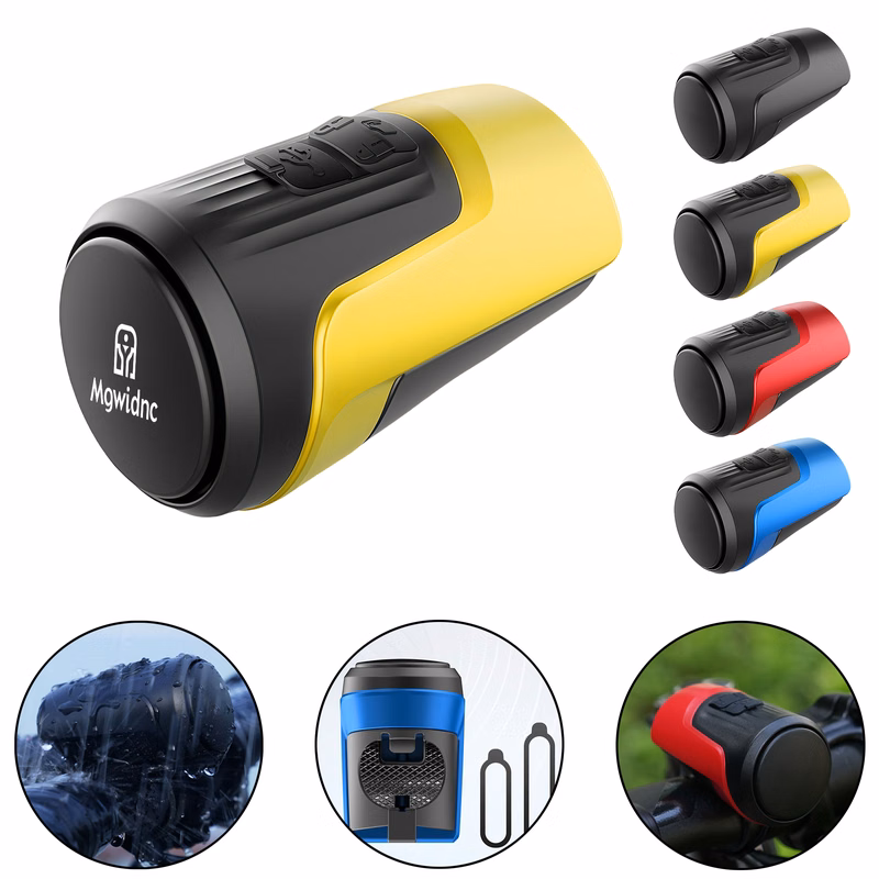 Rechargeable Bike and Electric Bike Horn - 125dB Loud Alarm