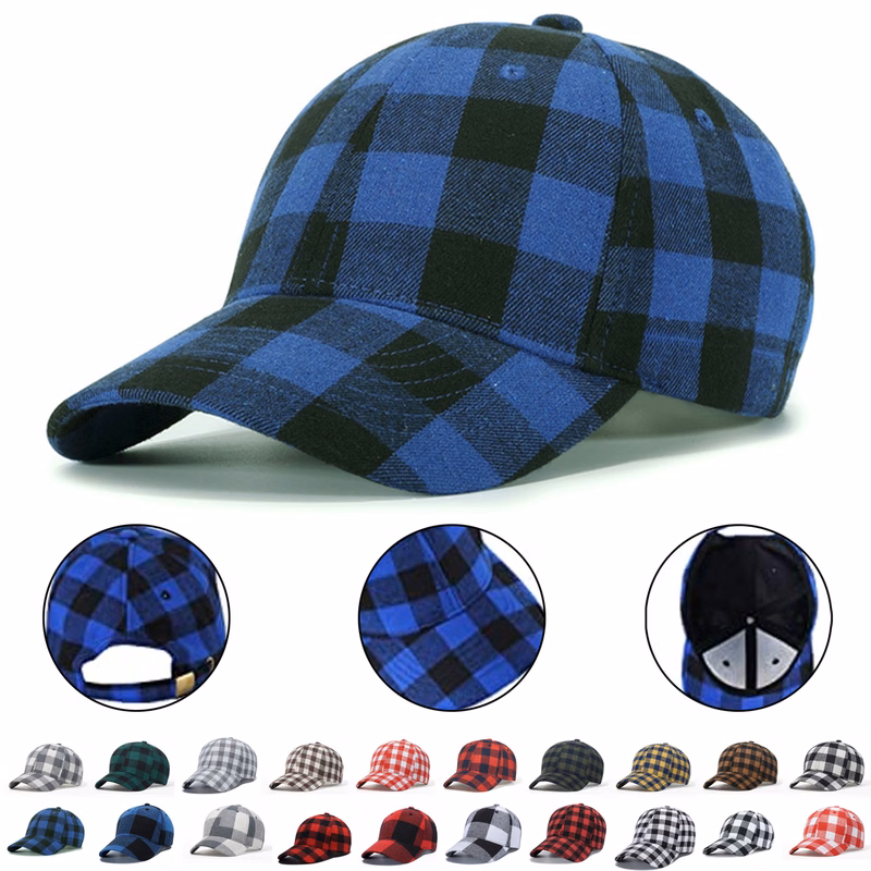 Plaid Baseball Caps
